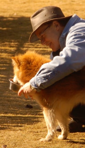 Man with Dog